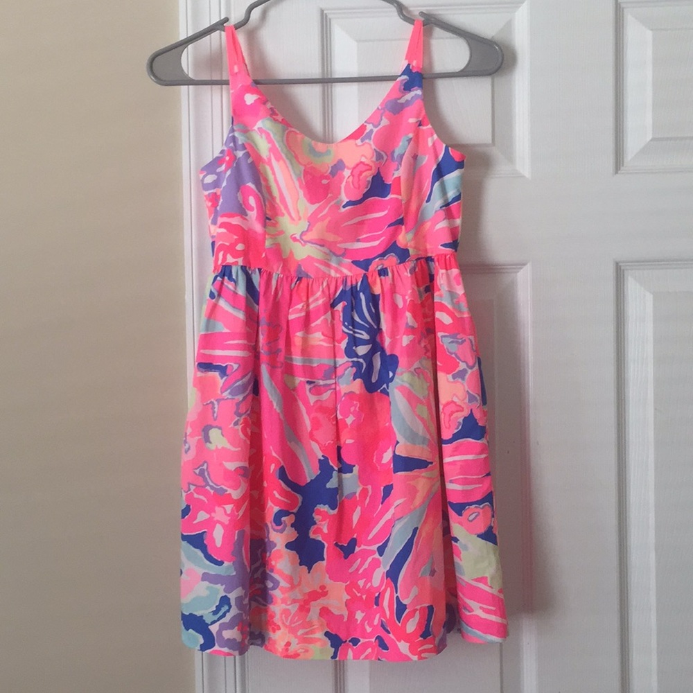 Girls Lilly Pulitzer Floral Dress